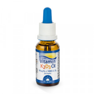 Produktbild von VITAMIN K2D3 &Ouml;l 1000 I.E.+50 &mu;g D3+K2 Dr.Jacob's